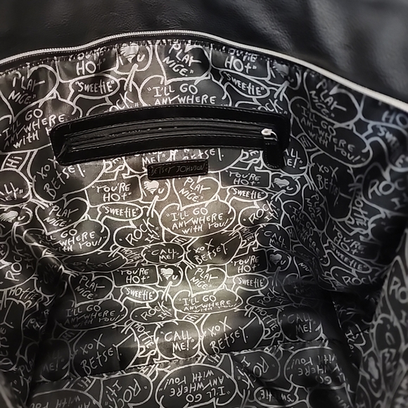 Betsey johnson large black handbag - Picture 4 of 15